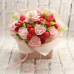 Композиция из мыла в конверте "Розовые розы с ягодами". Отличный подарок на любой случай. Необычный подарок из мыла ручной работы на день рождения или просто так. Мыло ручной работы в Тюмени – купить или заказать на MixSoap.ru Мыльные наборы, бу  Цена от 950 ₽