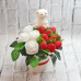 Букет из мыла "Белые розы с клубникой" Мыло ручной работы в Тюмени – купить или заказать на MixSoap.ru Универсальный букет подойдет на день рождения, юбилей или любую памятную дату.  Цена от 850 ₽